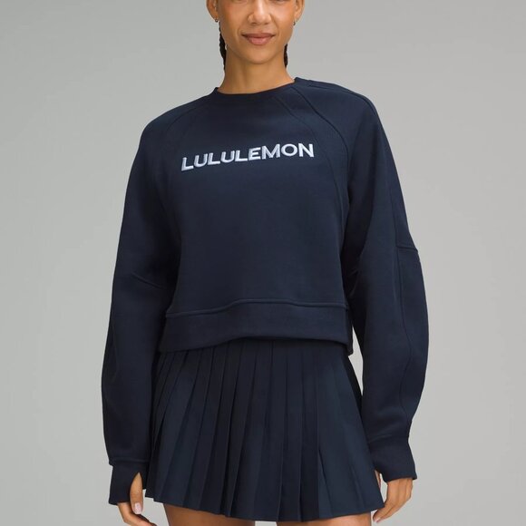 lululemon Scuba Oversized Pullover *Wordmark Navy Size XS/S - Picture 4 of 4
